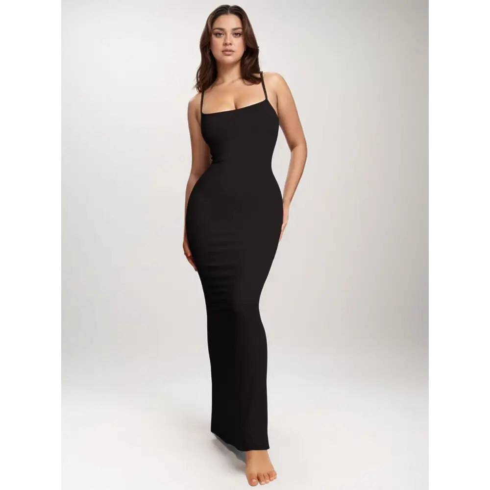 Basic Bae Built-In Shapewear Sleeveless Maxi Dress