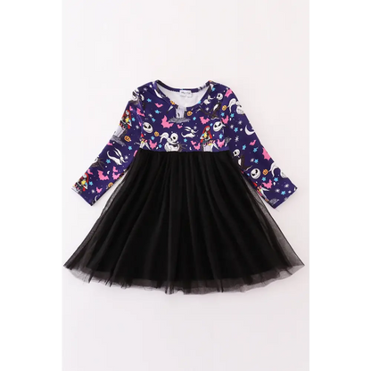 Black halloween ghost tutu dress - Dress