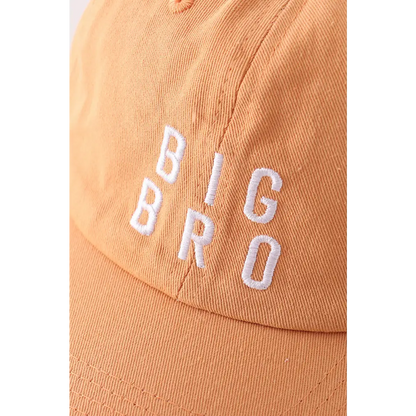 Brown bro embroidery baseball cap - Accessories