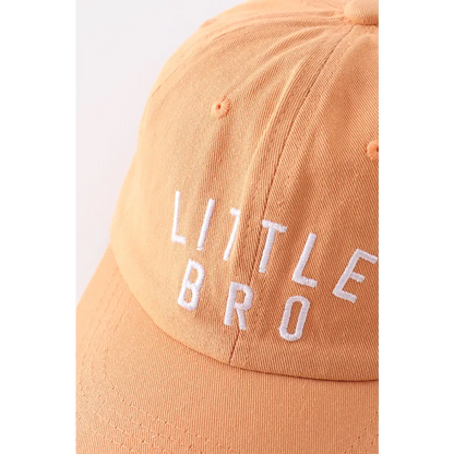 Brown bro embroidery baseball cap - Accessories