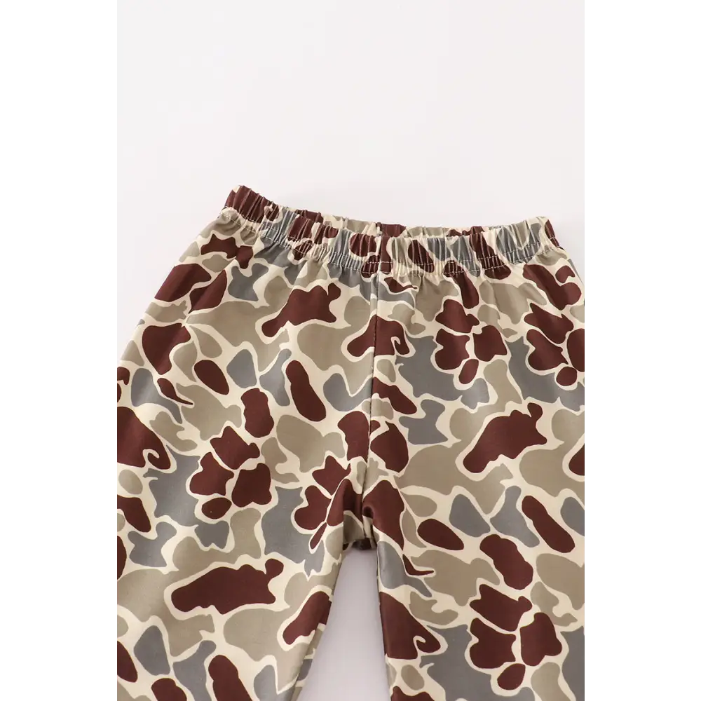 Brown camouflage boy set - Set