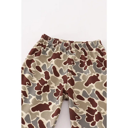 Brown camouflage boy set - Set