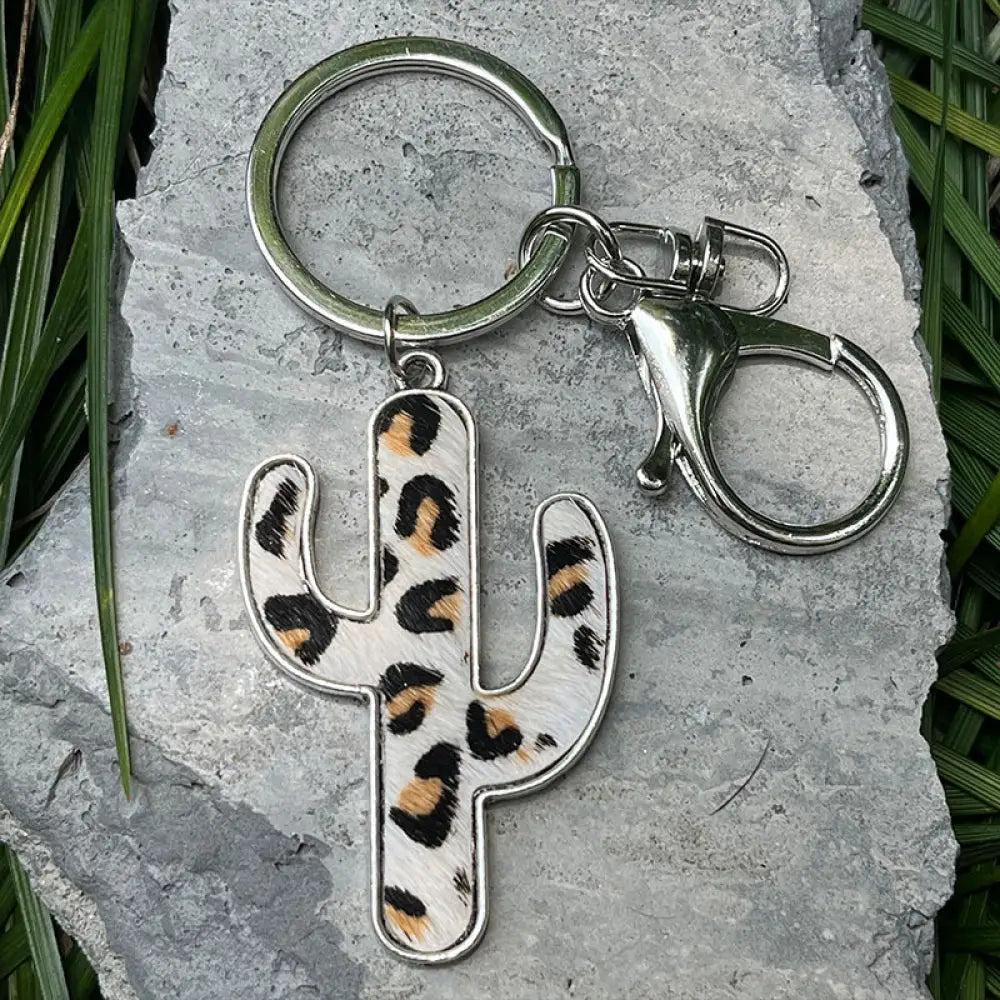 Cactus Shape Key Chain - Madi Gray Boutique