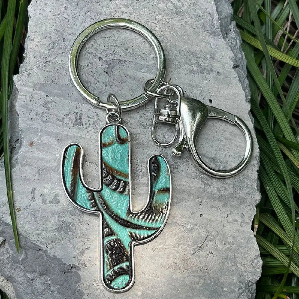 Cactus Shape Key Chain - Madi Gray Boutique