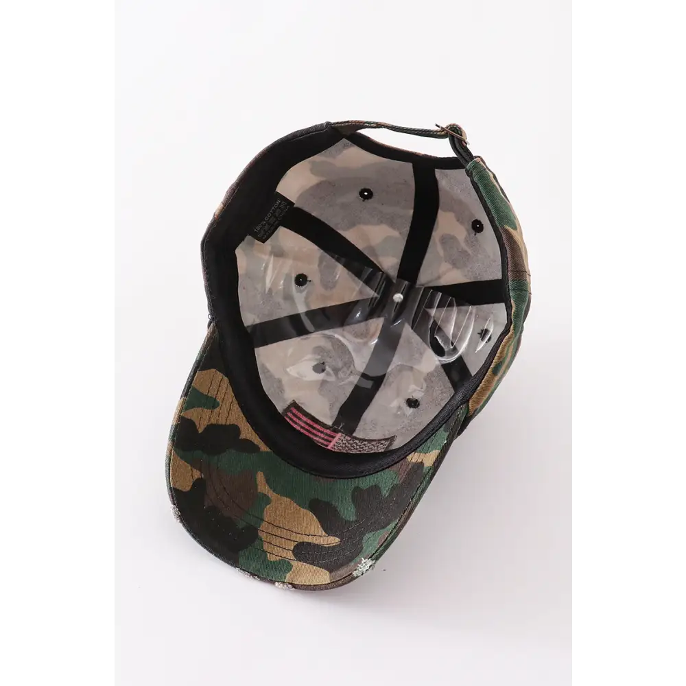 Camouflage flag vintage baseball cap mom & - Hats