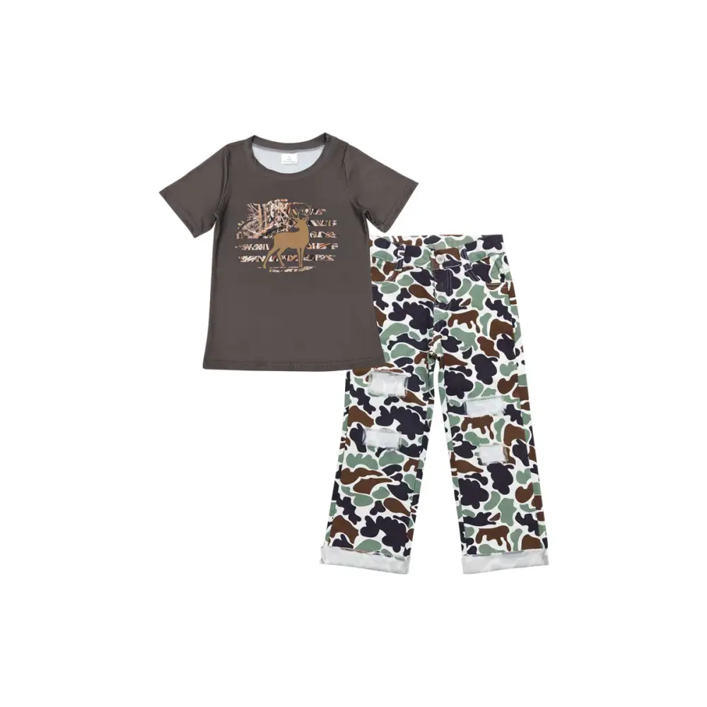 Camouflage hunting denim set - Set