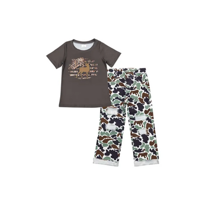 Camouflage hunting denim set - Set