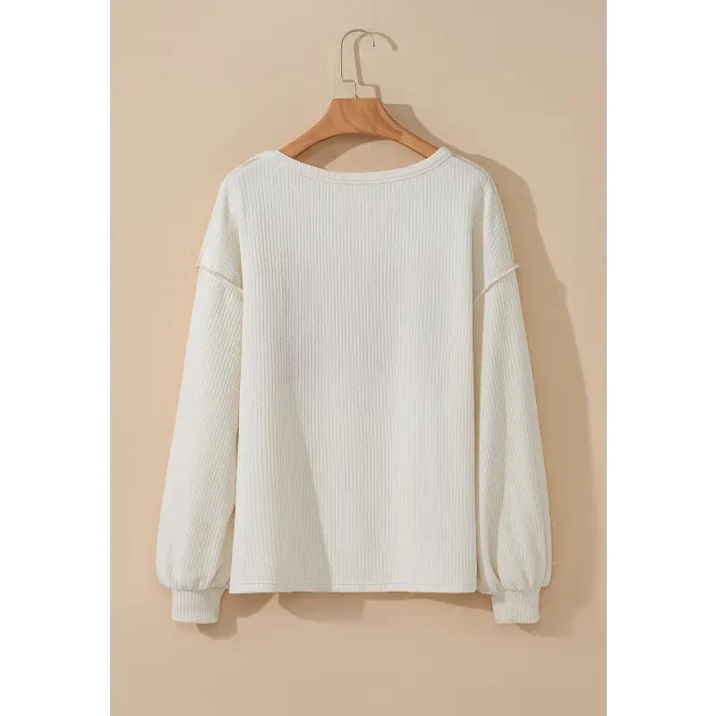 Color Block Long Sleeve Sweatshirt - Tops