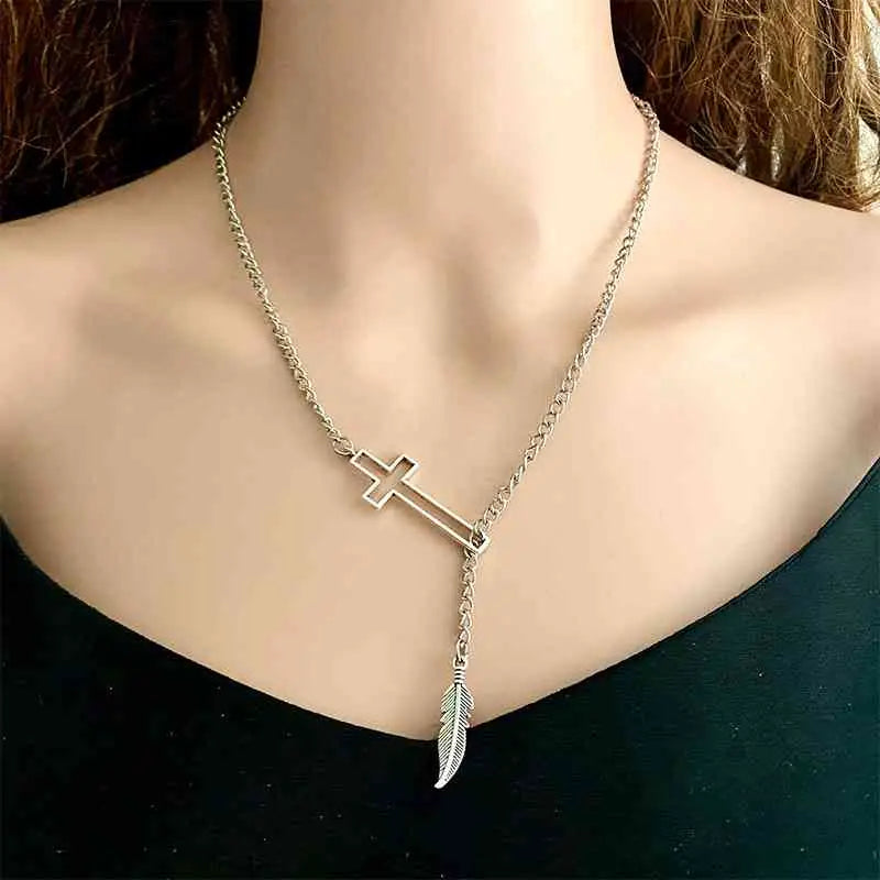 Cross Chain Necklace - Madi Gray Boutique