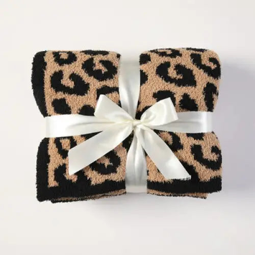 Cuddley Leopard Decorative Throw Blanket