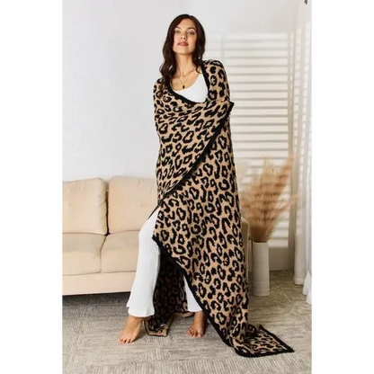 Cuddley Leopard Decorative Throw Blanket