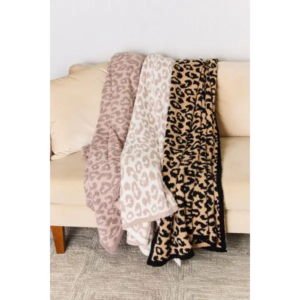 Cuddley Leopard Decorative Throw Blanket