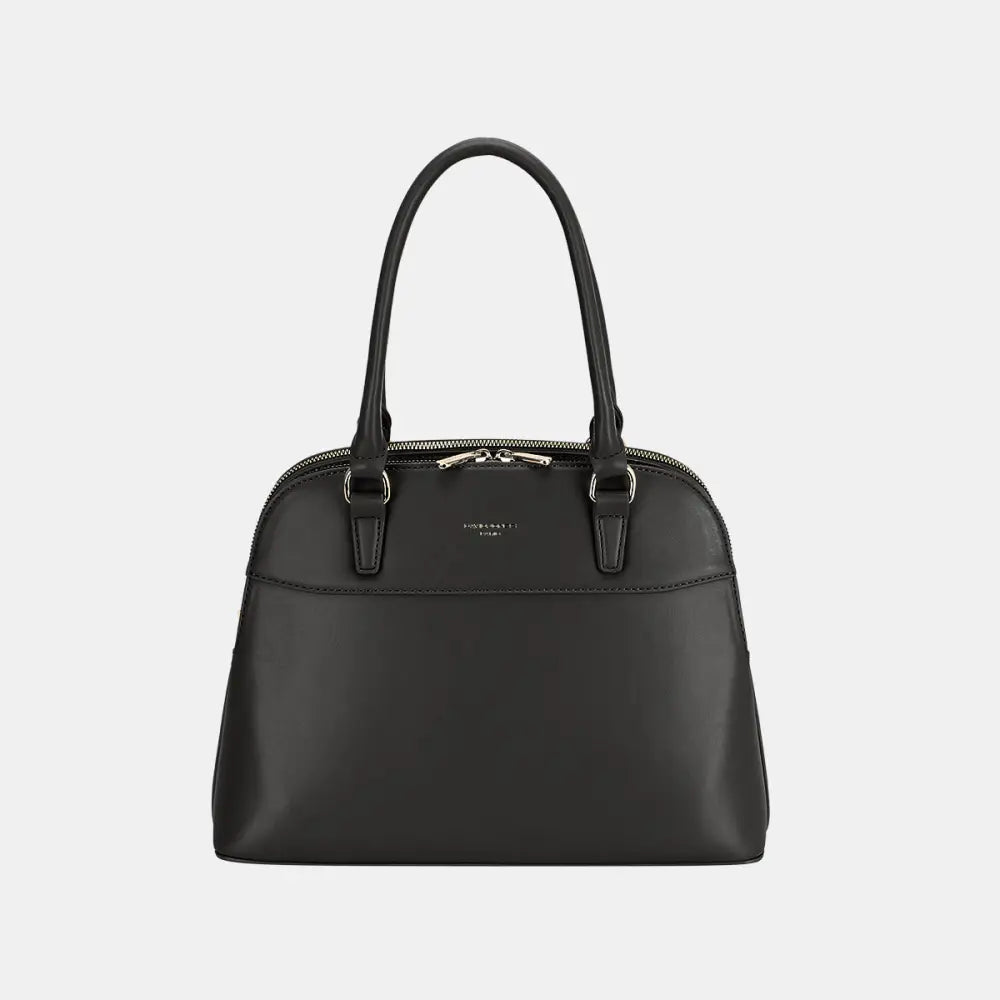 David Jones PU Leather Handbag - Black / One Size