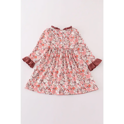 Fall floral print mom&me dress - Dress