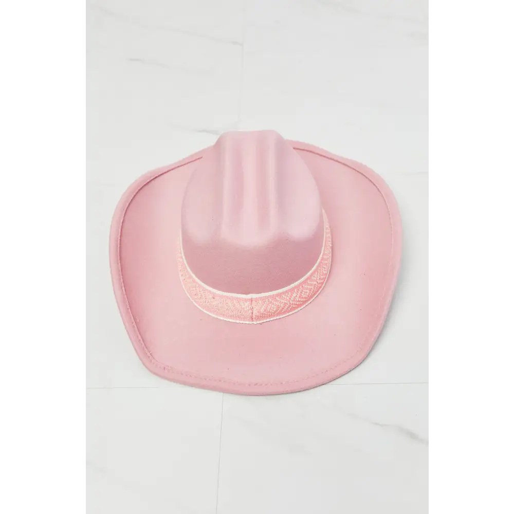 Fame Western Cutie Cowboy Hat in Pink - Madi Gray Boutique