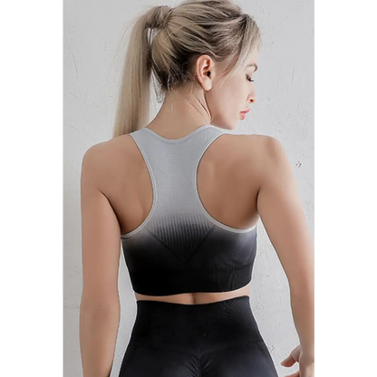 Gradient Sports Bra and Leggings Set - Madi Gray Boutique