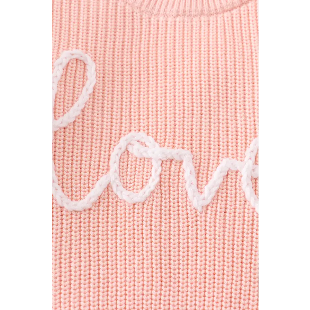 Hand made love sweater - sweater