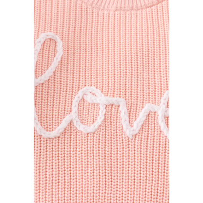 Hand made love sweater - sweater