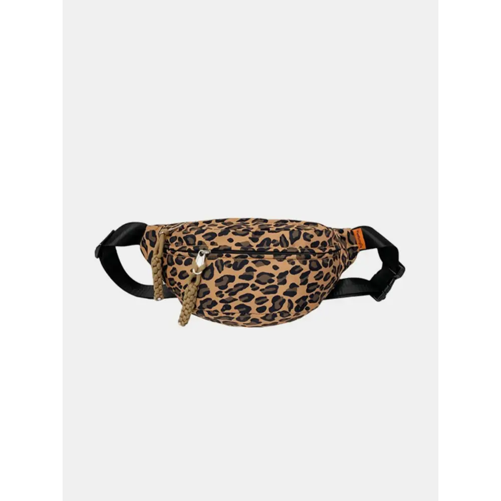 Leopard Nylon Crossbody Bag - Accessories