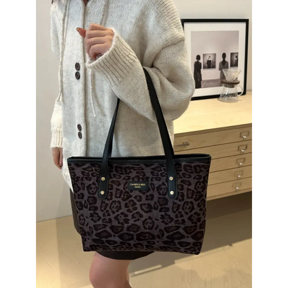 Leopard Polyester Tote Bag - Accessories