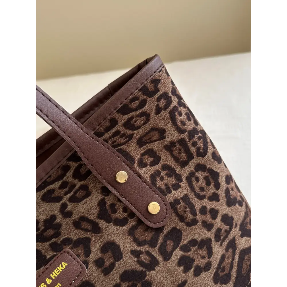 Leopard Polyester Tote Bag - Accessories