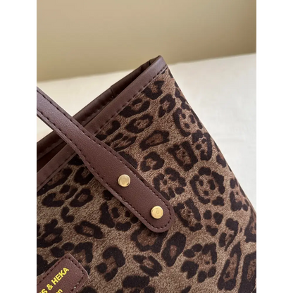 Leopard Polyester Tote Bag - Accessories