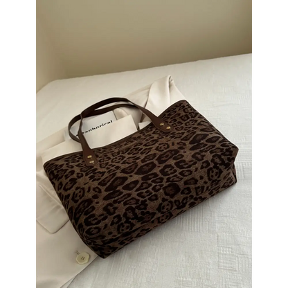 Leopard Polyester Tote Bag - Accessories