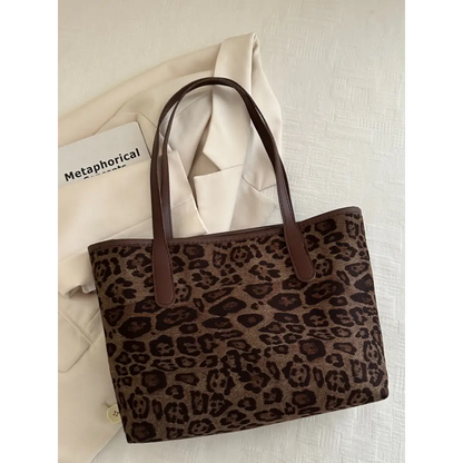 Leopard Polyester Tote Bag - Accessories