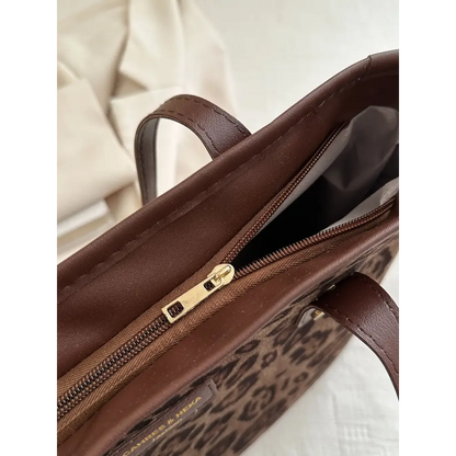 Leopard Polyester Tote Bag - Accessories