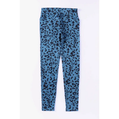 Leopard Print Wide Waistband Leggings - Madi Gray Boutique