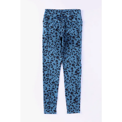 Leopard Print Wide Waistband Leggings - Madi Gray Boutique