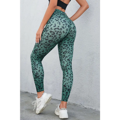 Leopard Print Wide Waistband Leggings - Madi Gray Boutique