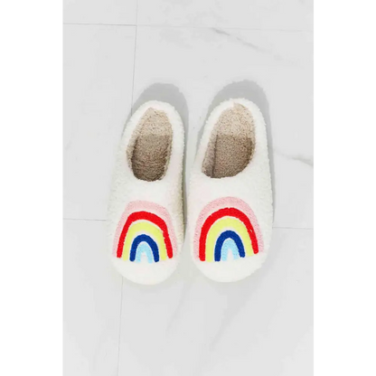 MMShoes Rainbow Plush Slipper - Madi Gray Boutique