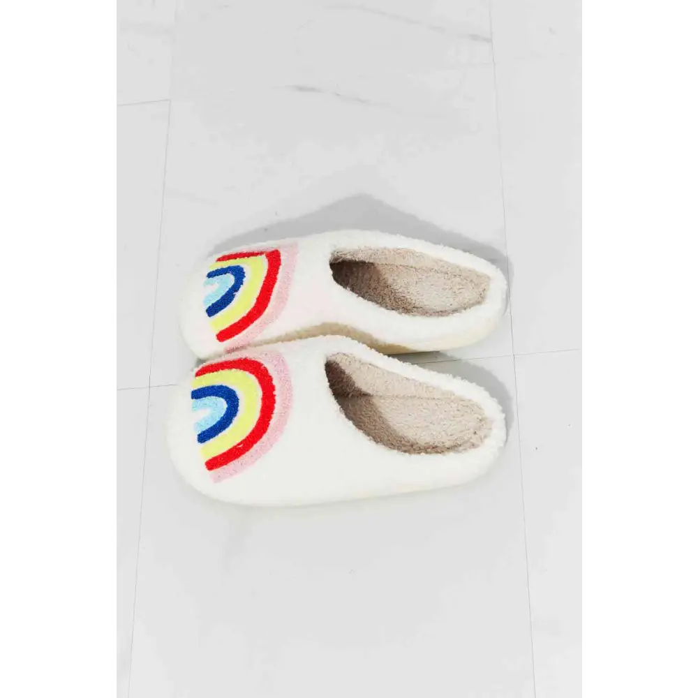 MMShoes Rainbow Plush Slipper - Madi Gray Boutique