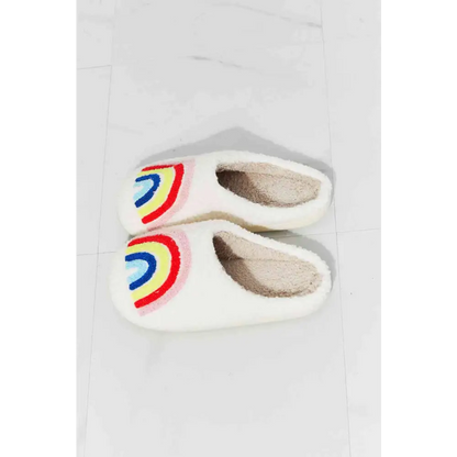 MMShoes Rainbow Plush Slipper - Madi Gray Boutique