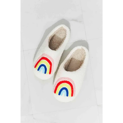 MMShoes Rainbow Plush Slipper - Madi Gray Boutique