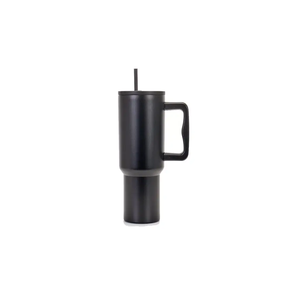 Multicolored stainless steel insulation cup quencher 40oz - Black - cup