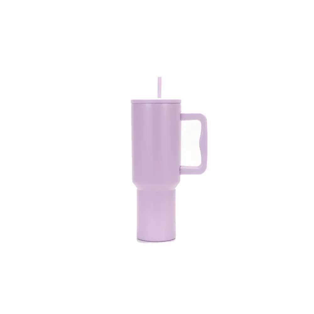 Multicolored stainless steel insulation cup quencher 40oz - Lilac - cup