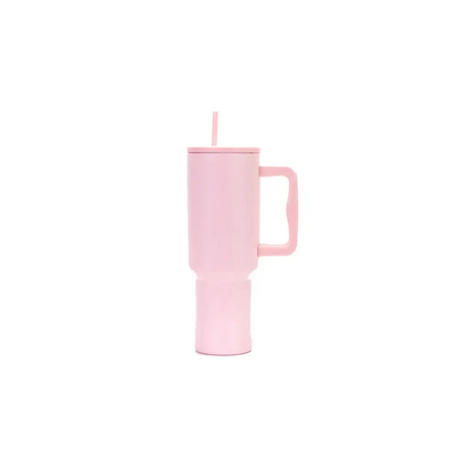 Multicolored stainless steel insulation cup quencher 40oz - Pink - cup