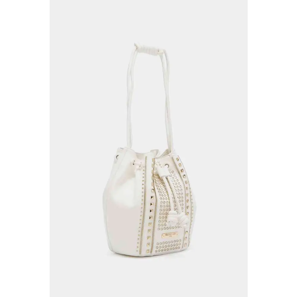 Nicole Lee USA Amy Studded Bucket Bag