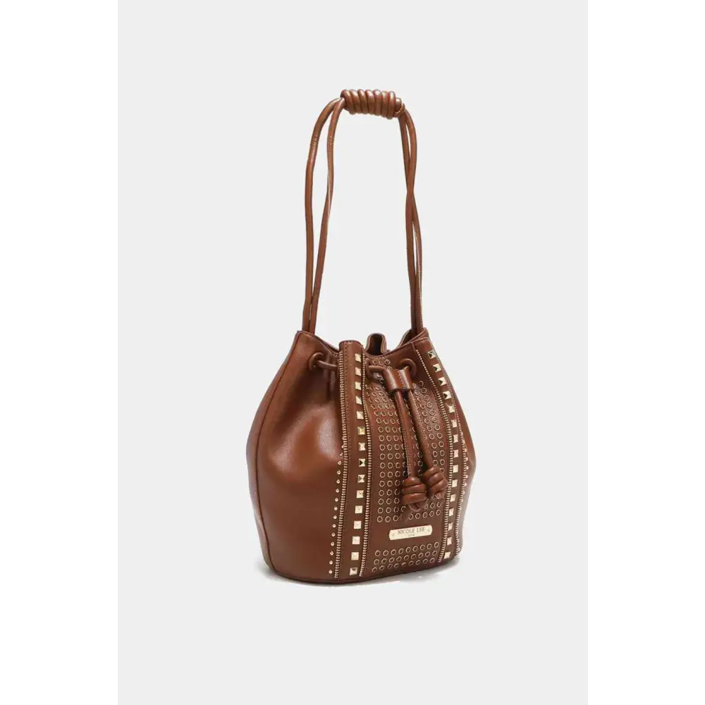 Nicole Lee USA Amy Studded Bucket Bag