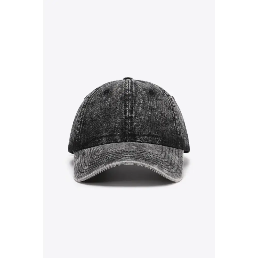 Plain Adjustable Baseball Cap - Madi Gray Boutique