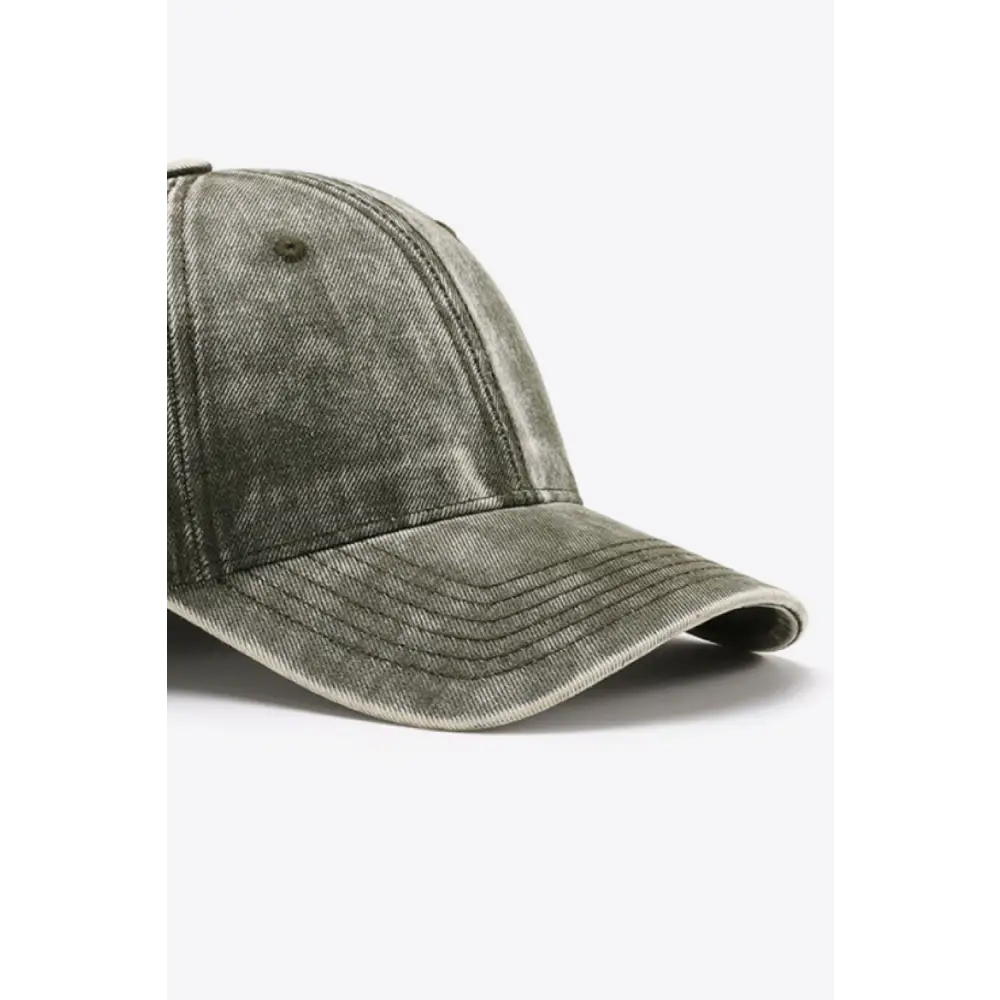 Plain Adjustable Baseball Cap - Madi Gray Boutique