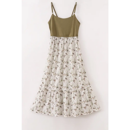 Sage duck mom dress - Dress